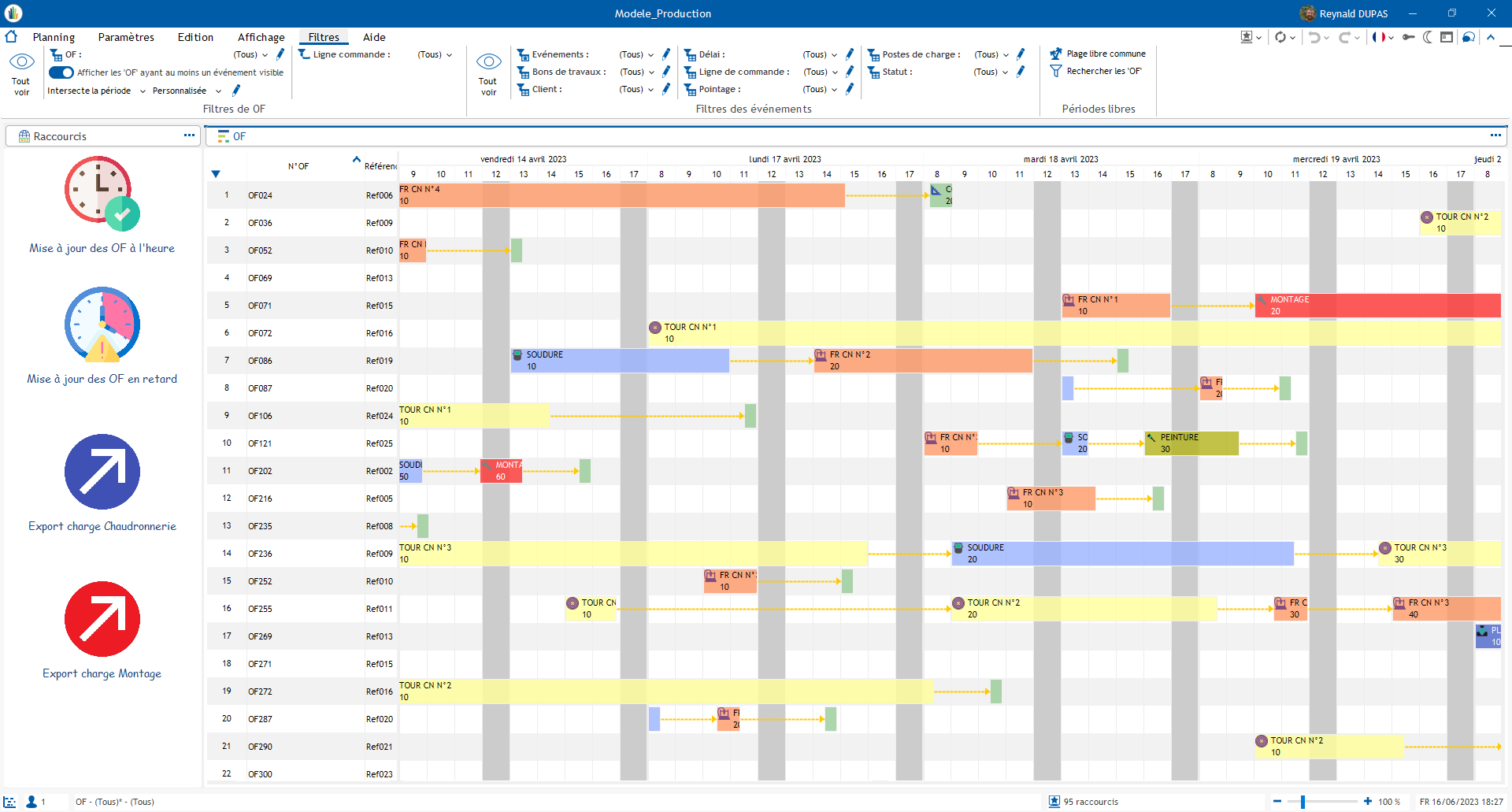 logiciel de planning